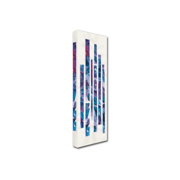 Trademark Fine Art Piper Rhue 'Ribbons of Jewels I' Canvas Art, 16x47 - WAP01109-C1647GG