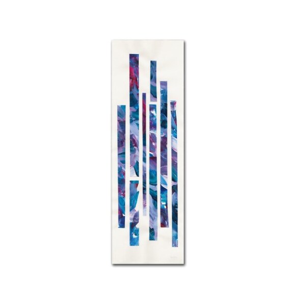 Trademark Fine Art Piper Rhue 'Ribbons of Jewels I' Canvas Art, 16x47 - WAP01109-C1647GG