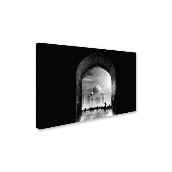 Trademark Fine Art Hussain Buhligaha 'Taj Mahal' Canvas Art, 30x47 - 1X03015-C3047GG