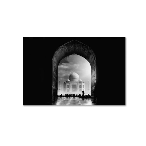 Trademark Fine Art Hussain Buhligaha 'Taj Mahal' Canvas Art, 30x47 - 1X03015-C3047GG