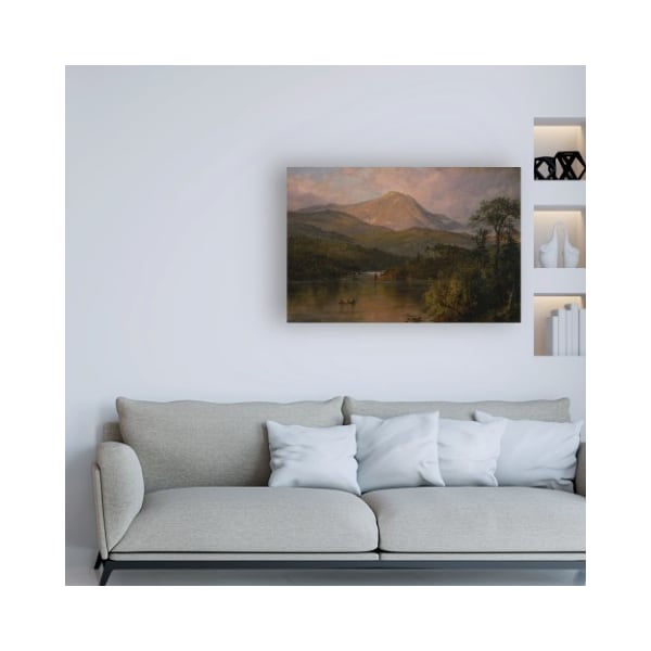 Trademark Fine Art Frederic Edwin Church 'Mount Katahdin' Canvas Art, 30x47 - BL02566-C3047GG