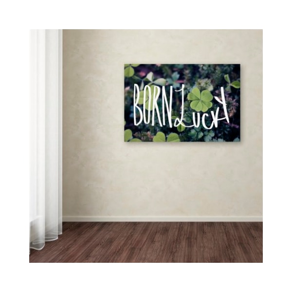 Trademark Fine Art Leah Flores 'Born Lucky' Canvas Art, 30x47 - ALI0662-C3047GG