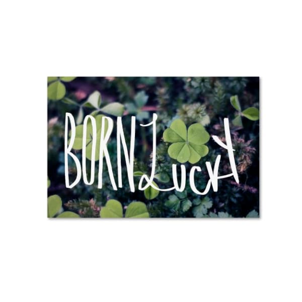 Trademark Fine Art Leah Flores 'Born Lucky' Canvas Art, 30x47 - ALI0662-C3047GG