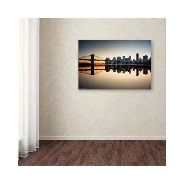 Trademark Fine Art David Ayash 'Downtown NY' Canvas Art, 30x47 - MA0636-C3047GG