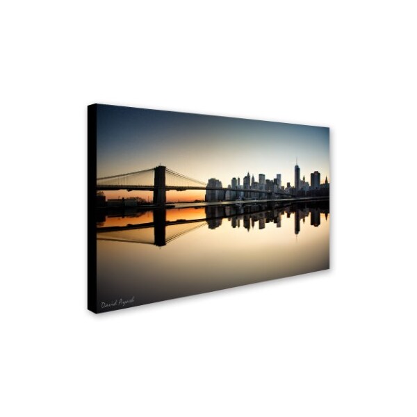Trademark Fine Art David Ayash 'Downtown NY' Canvas Art, 30x47 - MA0636-C3047GG