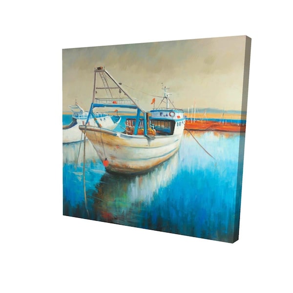 Fondo 12 x 12 in. Fishing Boat-Print on Canvas - FO2795131