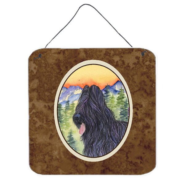 Micasa 6 In. Briard Aluminium Metal Wall Or Door Hanging Prints - MI629345