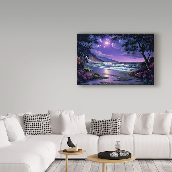 Trademark Fine Art Anthony Casay 'Coast Line 1' Canvas Art, 30x47 - ALI20267-C3047GG