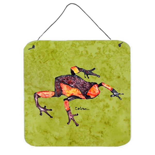 Micasa Frog Aluminium Metal Wall Or Door Hanging Prints - MI235861