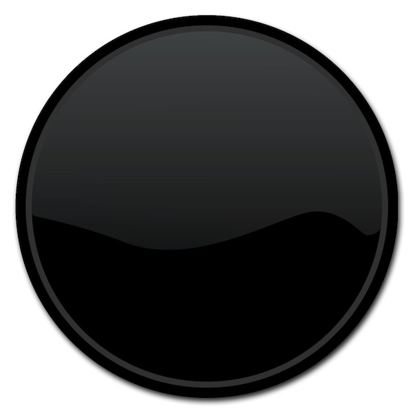 Signmission Black Hat Society Circle Corrugated Plastic Sign - C-12-CIR-BLACK