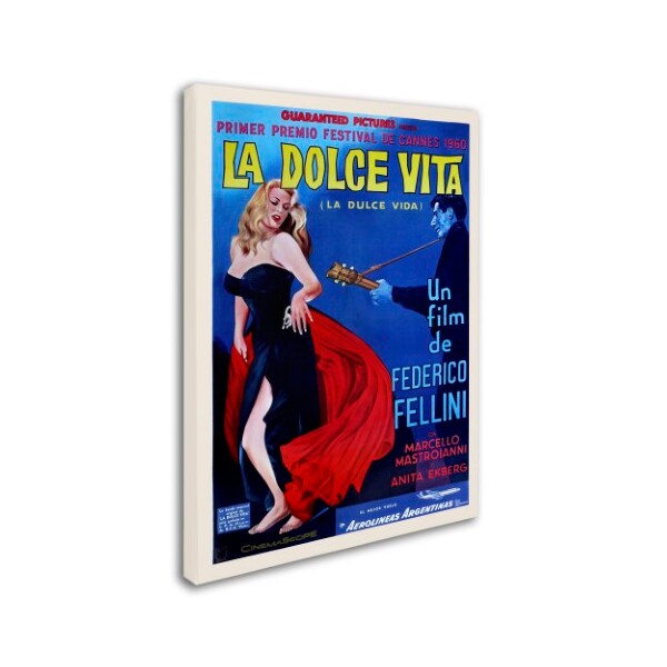 Trademark Fine Art Vintage Apple Collection 'La Dolce Vita' Canvas Art, 30x47 - ALI0235-C3047GG