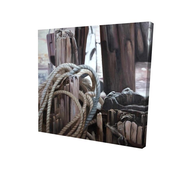 Fondo 32 x 32 in. Driftwood-Print on Canvas - FO2789281