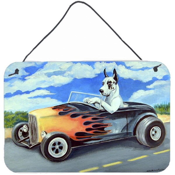 Carolines Treasures 8 x 12 in. Great Dane Aluminium Metal Wall or Door Hanging Print - 7502DS812