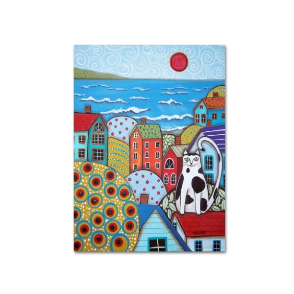 Trademark Fine Art Karla Gerard 'Seaside Cat' Canvas Art, 14x19 - ALI12504-C1419GG