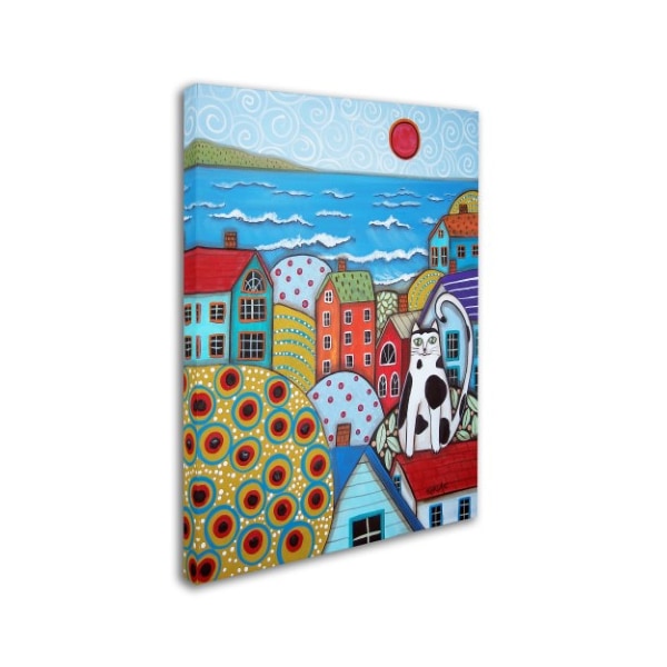 Trademark Fine Art Karla Gerard 'Seaside Cat' Canvas Art, 14x19 - ALI12504-C1419GG