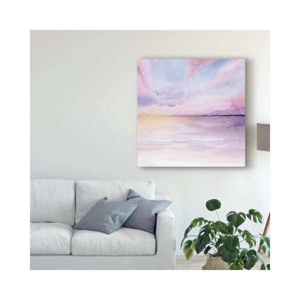 Trademark Fine Art Grace Popp 'Pale Sunset Ii' Canvas Art, 35x35 - WAG09315-C3535GG