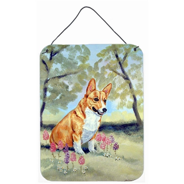 Carolines Treasures Corgi Aluminium Metal Wall Or Door Hanging Prints - 7054DS1216