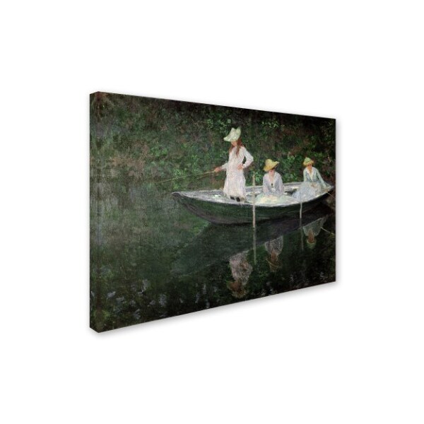 Trademark Fine Art Claude Monet 'The Boat at Giverny' Canvas Art, 24x32 - BL01179-C2432GG