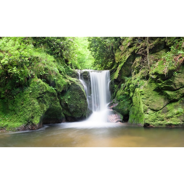Biggies Scenes Window Well Scenes-Waterfall Two, 120 in wide x 60 in high - BG-WW-WTO-120