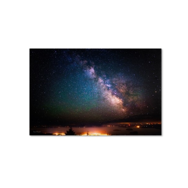 Trademark Fine Art David Ayash 'Milky Way Over Acadia National Park - Maine', 22x32 - MA0513-C2232GG