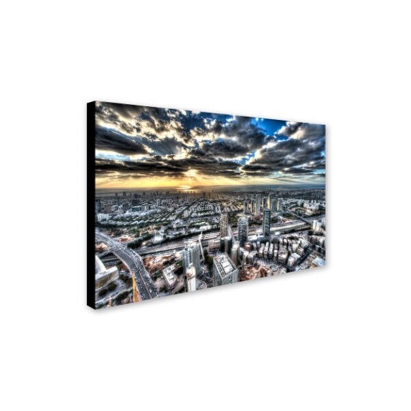 Trademark Fine Art David Ayash 'Tel Aviv - Israel-I' Canvas Art, 12x19 - MA0529-C1219GG