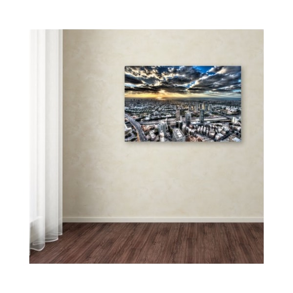 Trademark Fine Art David Ayash 'Tel Aviv - Israel-I' Canvas Art, 12x19 - MA0529-C1219GG