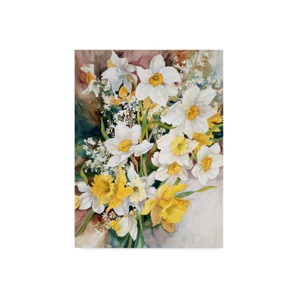 Trademark Fine Art Joanne Porter 'Spring Daffodils' Canvas Art, 18x24 - ALI30558-C1824GG