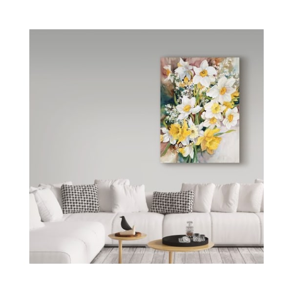 Trademark Fine Art Joanne Porter 'Spring Daffodils' Canvas Art, 18x24 - ALI30558-C1824GG