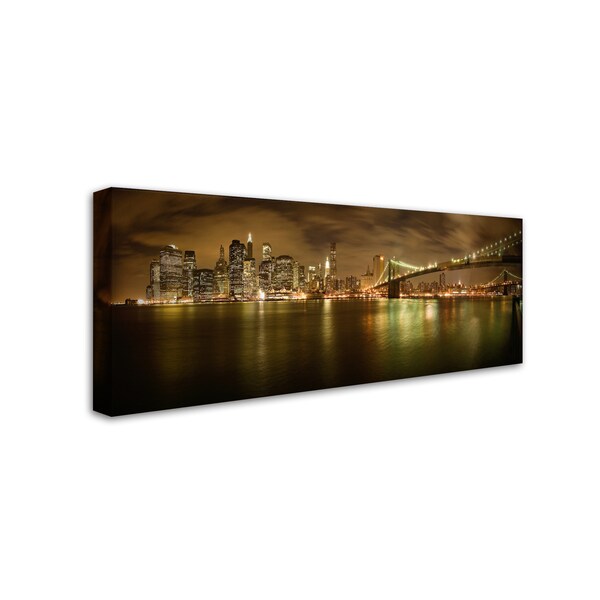 Trademark Fine Art Shubhra Pandit 'New York Skyline' Canvas Art, 8x19 - 1X02304-C819GG
