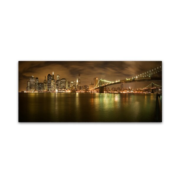 Trademark Fine Art Shubhra Pandit 'New York Skyline' Canvas Art, 8x19 - 1X02304-C819GG