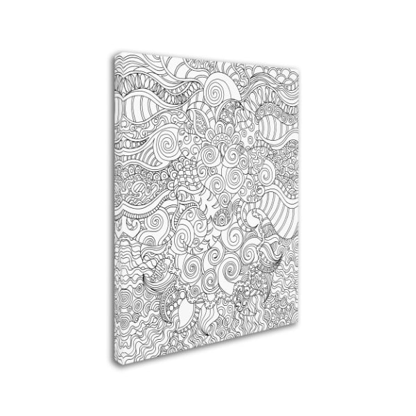 Trademark Fine Art Kathy G. Ahrens 'Mixed Coloring Book 53' Canvas Art, 35x47 - ALI3478-C3547GG