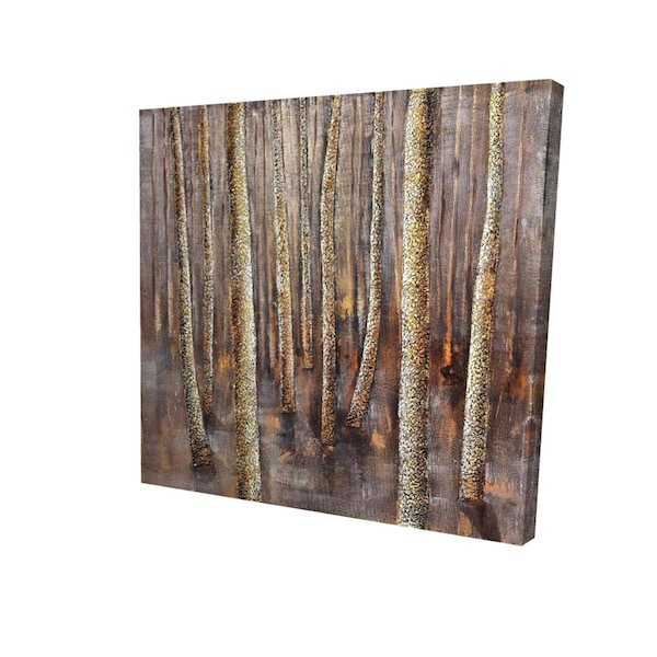 Fondo 32 x 32 in. The Dark Forest-Print on Canvas - FO2790087