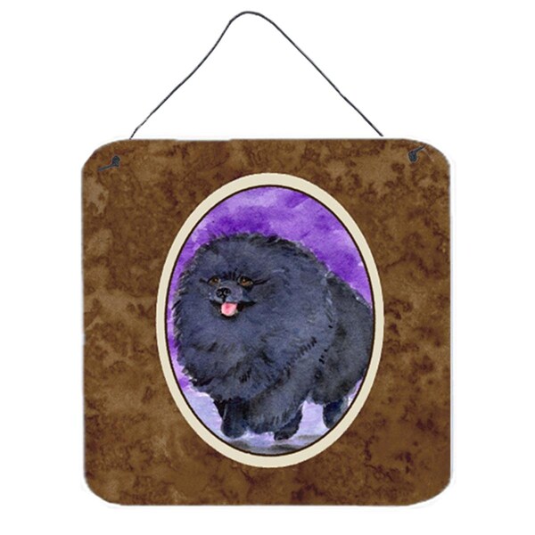 Micasa Pomeranian Aluminium Metal Wall Or Door Hanging Prints - MI751980
