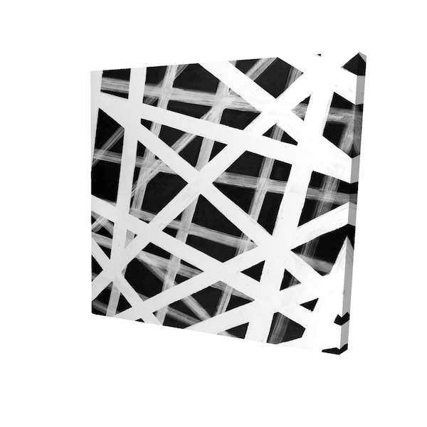 Fondo 16 x 16 in. Geometric Stripes-Print on Canvas - FO2791203