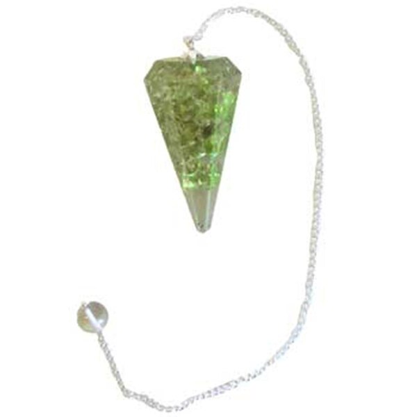 Manmade Peridot Orgone Pendulum - MA1687114