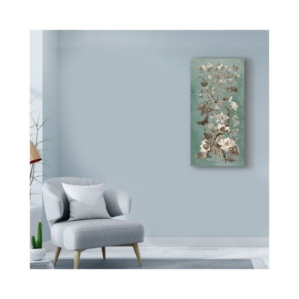Trademark Fine Art Naomi Mccavitt 'Chinoiserie Patina Ii' Canvas Art, 16x32 - WAG01232-C1632GG
