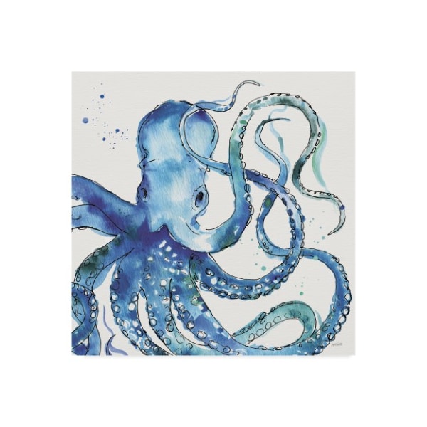 Trademark Fine Art Anne Tavoletti 'Deep Sea Viii' Canvas Art, 14x14 - WAP09725-C1414GG