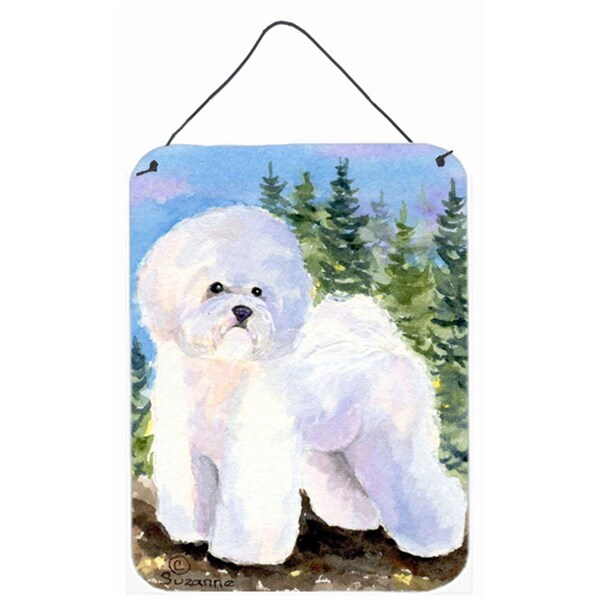 Carolines Treasures Bichon Frise Aluminium Metal Wall Or Door Hanging Prints - SS8916DS1216