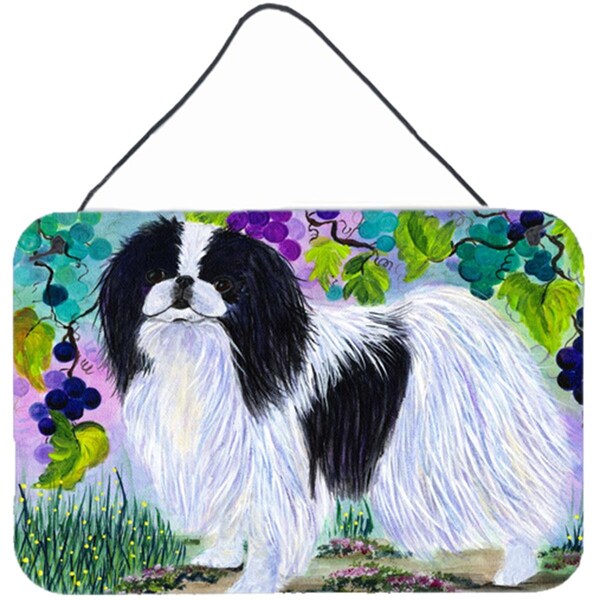 Carolines Treasures Japanese Chin Indoor Aluminium Metal Wall Or Door Hanging Prints - SS8270DS812