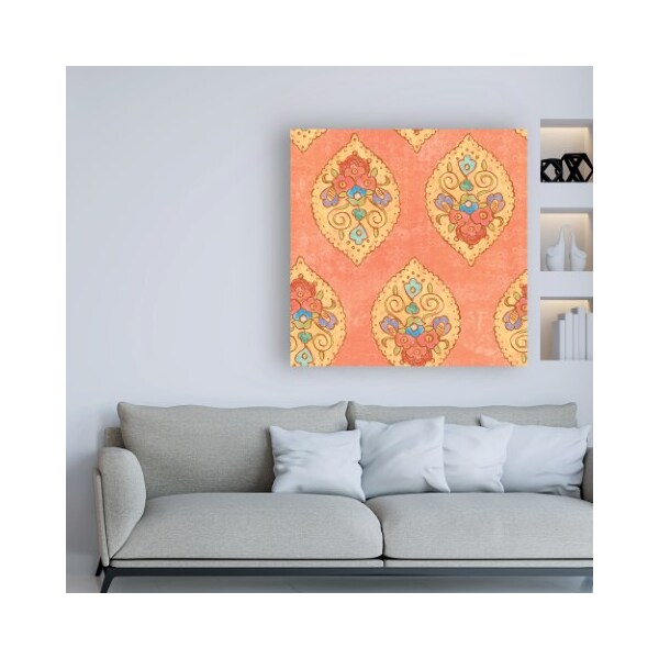 Trademark Fine Art Holli Conger 'Sketched Nature repeat 5' Canvas Art, 14x14 - ALI47402-C1414GG