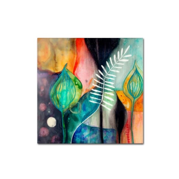 Trademark Fine Art Wyanne 'Collectedness' Canvas Art, 18x18 - ALI8206-C1818GG