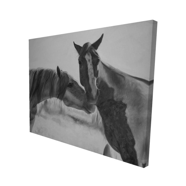 Fondo 16 x 20 in. Horses Lover-Print on Canvas - FO2779101