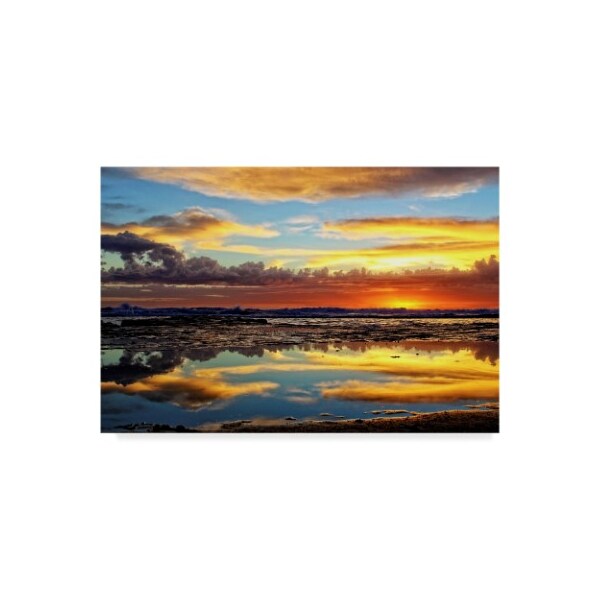 Trademark Fine Art Incredi 'Sunday Sunset' Canvas Art, 22x32 - ALI36136-C2232GG