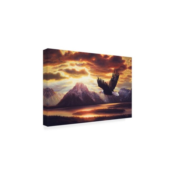 Trademark Fine Art R W Hedge 'Sacred Vigil' Canvas Art, 30x47 - ALI45839-C3047GG