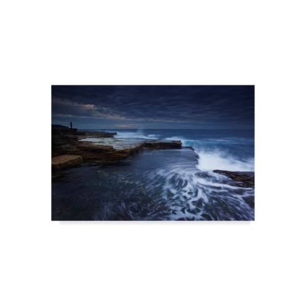 Trademark Fine Art Yan Zhang 'The Lone Man' Canvas Art, 12x19 - 1X04995-C1219GG
