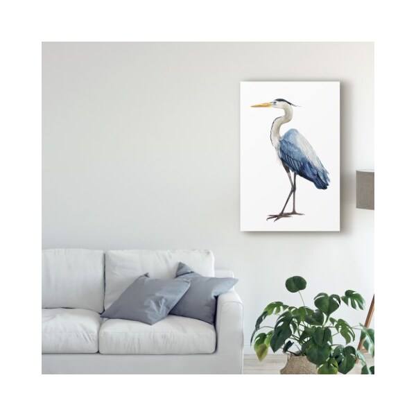 Trademark Fine Art Grace Popp 'Seabird Heron I' Canvas Art, 12x19 - WAG07088-C1219GG