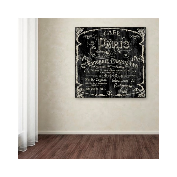 Trademark Fine Art Color Bakery 'Paris Bistro VI' Canvas Art, 14x14 - ALI4960-C1414GG