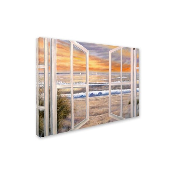 Trademark Fine Art Joval 'Elongated Window On Canvas' Canvas Art, 24x32 - HV9X36-C2432GG