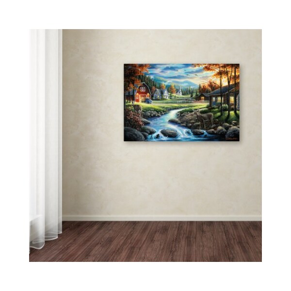 Trademark Fine Art Chuck Black 'Country Living' Canvas Art, 22x32 - ALI16406-C2232GG
