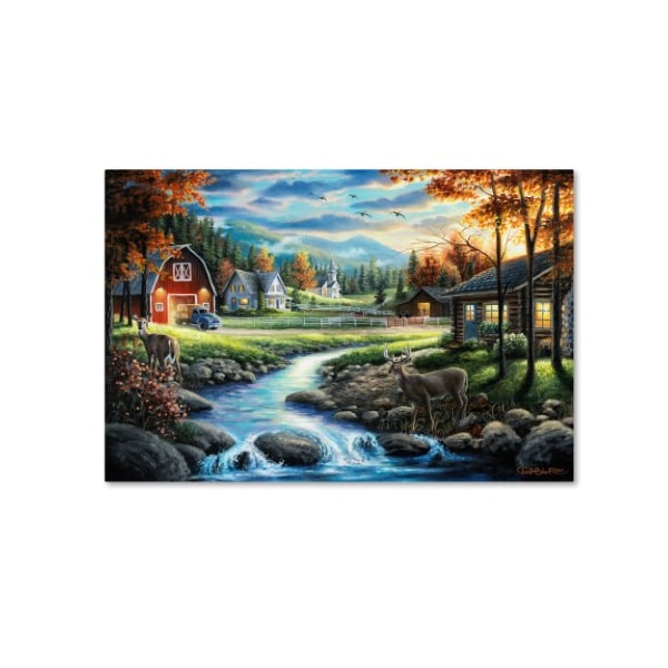 Trademark Fine Art Chuck Black 'Country Living' Canvas Art, 22x32 - ALI16406-C2232GG